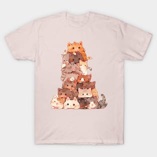 Cat Pile T-Shirt